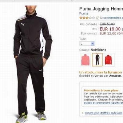 survetement puma homme rouge